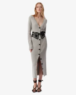 LONG RIBBED DRESS