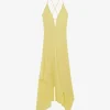 LONG SILK DRESS