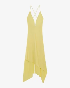 LONG SILK DRESS