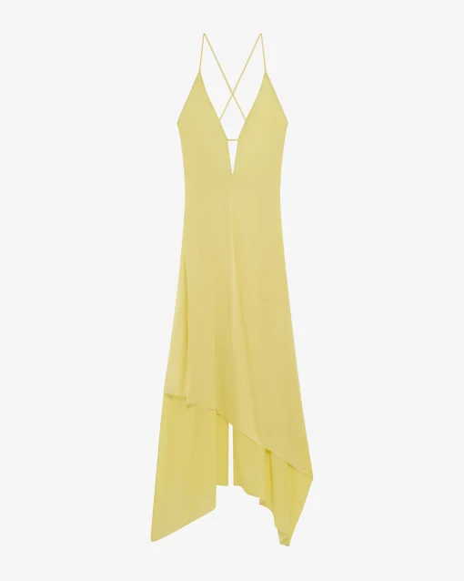 LONG SILK DRESS