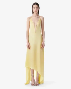 LONG SILK DRESS