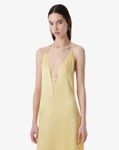 LONG SILK DRESS