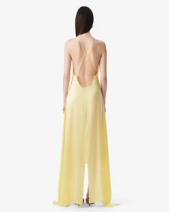 LONG SILK DRESS