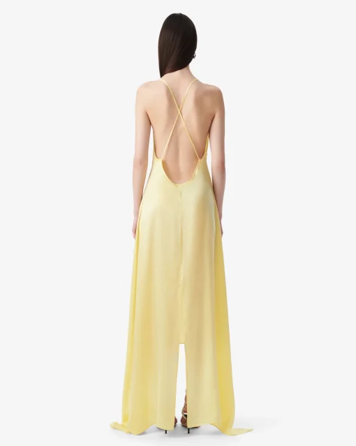 LONG SILK DRESS