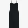 LONG STRAPLESS DRESS