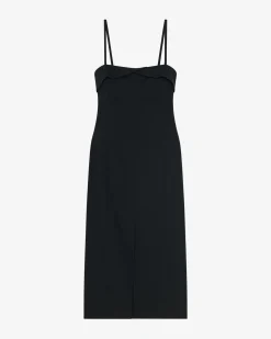 LONG STRAPLESS DRESS
