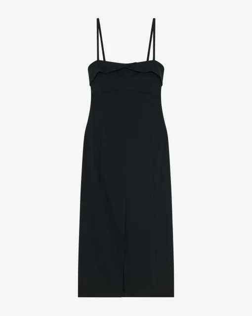 LONG STRAPLESS DRESS