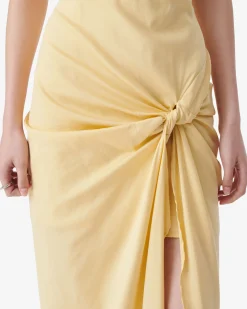 LONG STRAPLESS DRESS