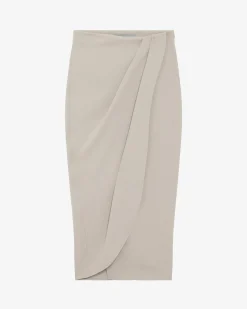 LONG WRAP SKIRT
