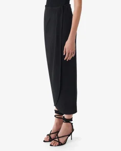 LONG WRAP SKIRT