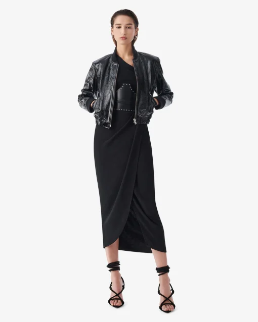 LONG WRAP SKIRT