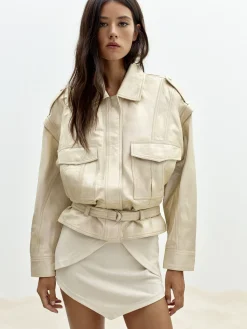 OVERSIZED LEATHER JACKET
