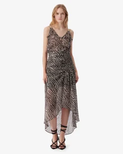 PRINT MIDI SKIRT