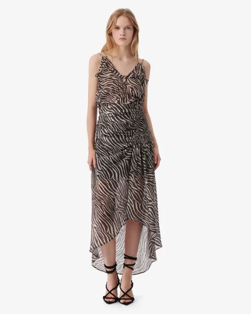 PRINT MIDI SKIRT