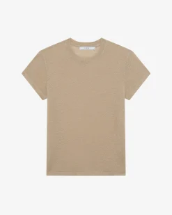 ROUND-NECK LINEN T-SHIRT