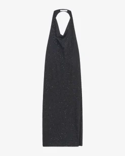 SEQUIN MIDI DRESS