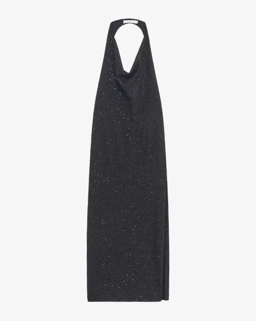 SEQUIN MIDI DRESS