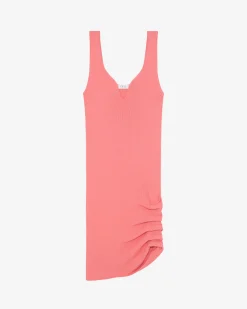 SHORT RIBBED DRESS