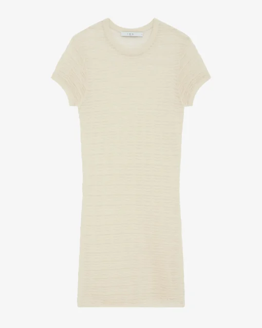 SHORT TEXTURED DRESS