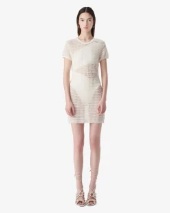 SHORT TEXTURED DRESS