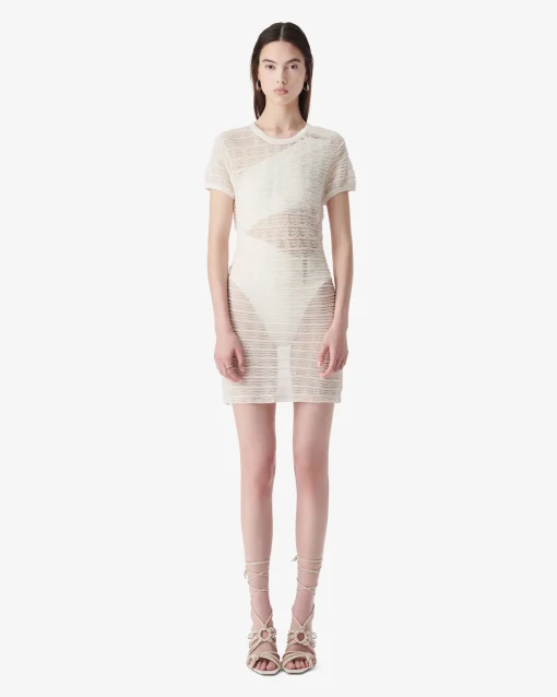 SHORT TEXTURED DRESS