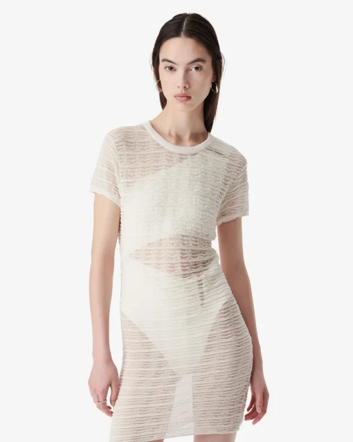 SHORT TEXTURED DRESS