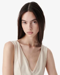 SHORT V-NECK TOP