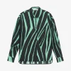 SILK PRINT SHIRT