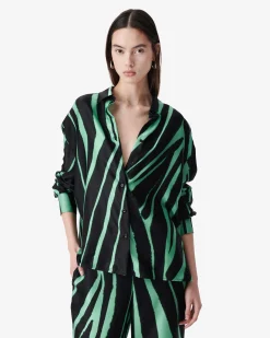 SILK PRINT SHIRT