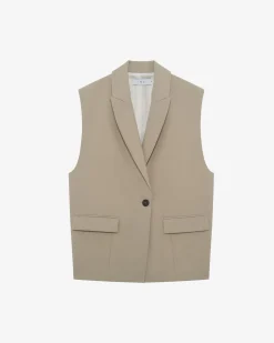 SLEEVELESS BLAZER