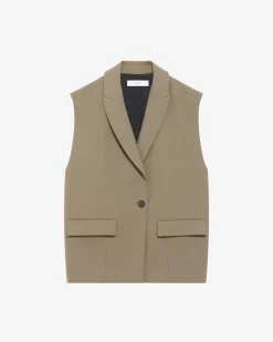 SLEEVELESS BLAZER