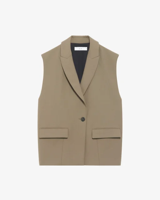 SLEEVELESS BLAZER