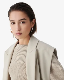 SLEEVELESS BLAZER