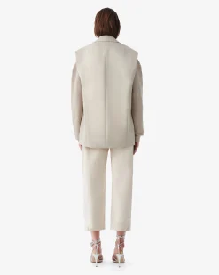 SLEEVELESS BLAZER